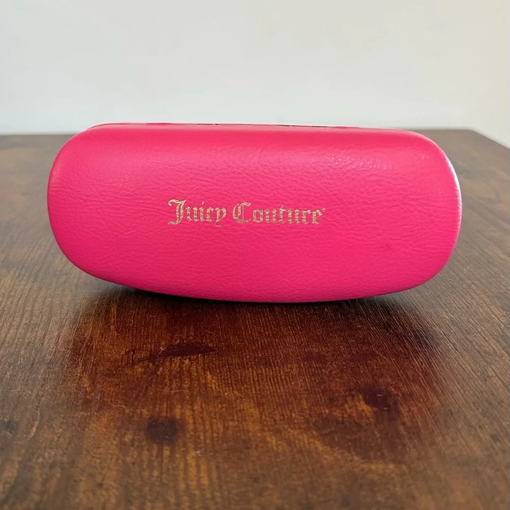 Juicy Couture Hard Clamshell Case For Sunglasses, Hot Pink